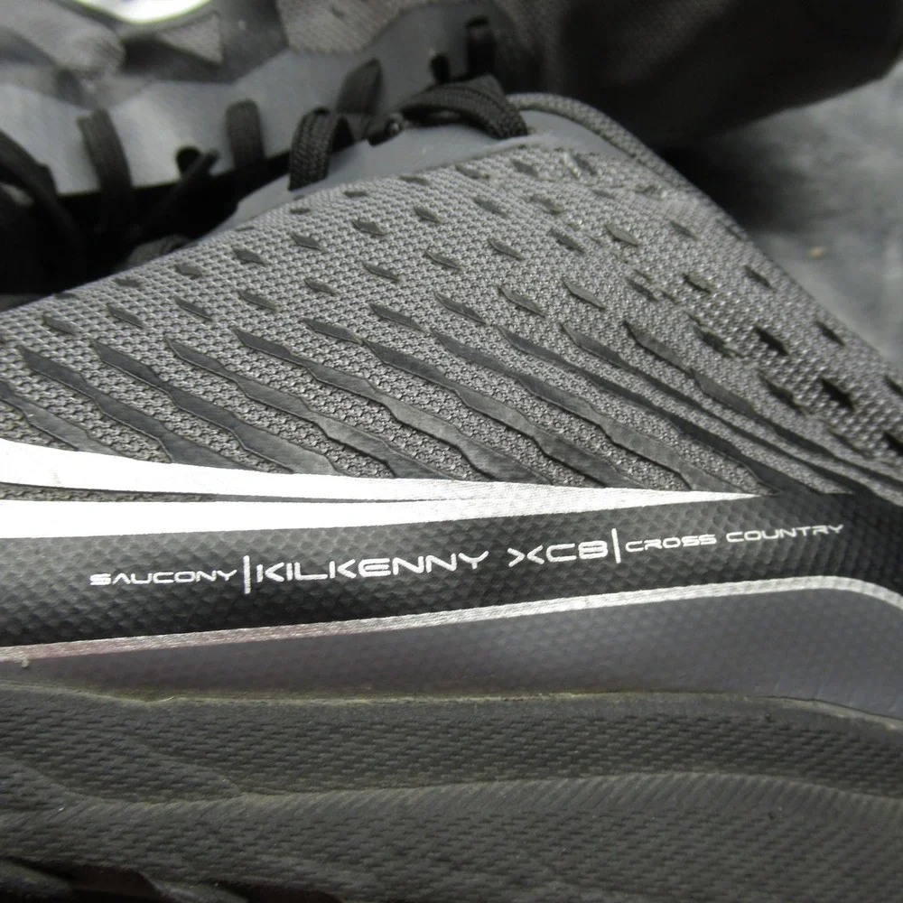 Saucony Running Shoes Men 11 Gray Kilkenny XC8 Cross Country Lightweight Lace-Up